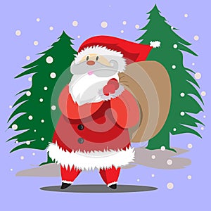 Santa Happy design carry bag Cartoon