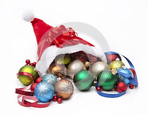 Santa Hat with Ornaments