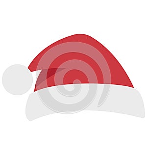 Santa Hat Vector Isolated Vector icons that can be easily modified and edit