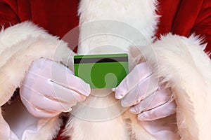 Santa Holding Credit Card photo