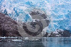 Santa Ines glacier in the Strait of Magellan photo