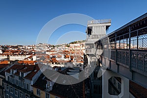 Santa Justa Lift, Lisbon, Portugal