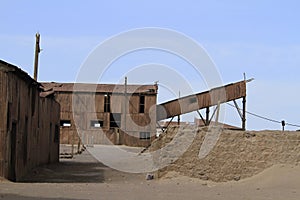 Santa Laura Humberstone saltpetre processing plant, Iquique, Chi