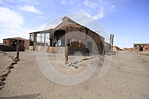 Santa Laura Humberstone saltpetre processing plant, Iquique, Chi