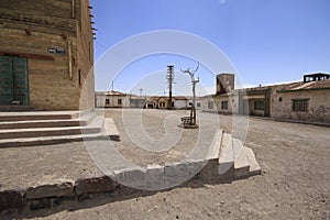 Santa Laura Humberstone saltpetre processing plant, Iquique, Chi