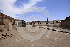 Santa Laura Humberstone saltpetre processing plant, Iquique, Chi