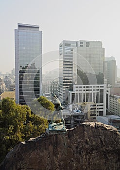 Santa Lucia Hill in Santiago de Chile photo