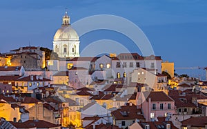 Santa Luzia Viewpoint at Twilight