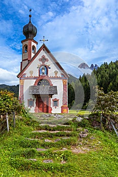 Santa Maddalena/Santa Magdalena and Dolomites range, Funes, Sout