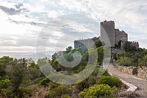 Santa Magdalena de Polpis/Pulpis medieval castle, Spain photo