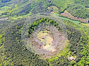 The Santa Margarida Volcano is an extinct volcano in the comarca of Garrotxa, Catalonia, Spain