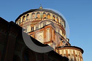 Santa maria alle grazie church milan,milano expo2015 photo