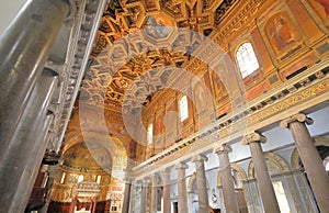 Santa Maria basilica church Trastevere Rome Italy