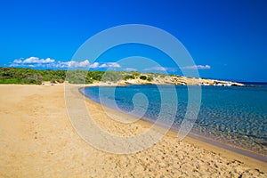 Santa Maria beach, Paros island, Cyclades, Aegean, Greece