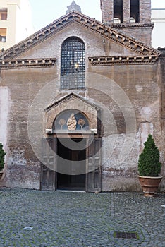 Santa Maria in Cappella Church and Museum in Rome, Italy