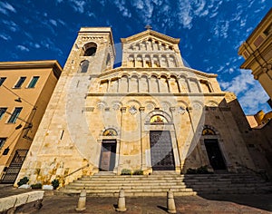 Santa Maria cathedral in Cagliari (hdr) photo