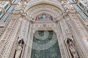 Santa Maria Cathedral Dome Main Gate Entrance , Iconic