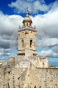 Santa Maria church bell tower, Medina Sidonia, Spain. photo