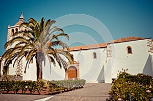 Santa Maria church in Betancuria. Fuerteventura