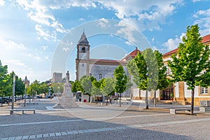 Santa Maria da Devesa church at Castelo de Vide in Portugal