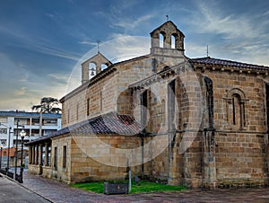 Santa Maria de la Oliva church,13th century, Villaviciosa, Asturias, Spain, Europe photo