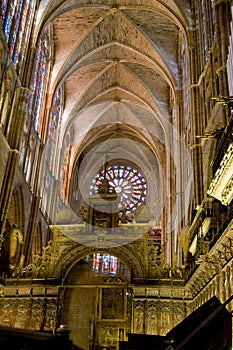 Santa Maria de Leon Cathedral. Spain photo