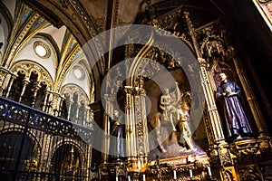 Santa Maria de Montserrat Abbey interiour