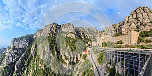 Santa Maria de Montserrat monastery, Catalonia, Spain.