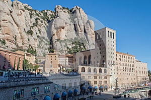 Santa Maria de Montserrat monastery. Spain.