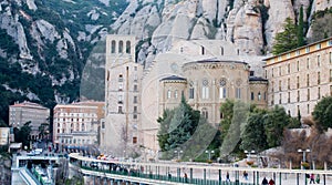 Santa Maria de Montserrat monastery. Spain.