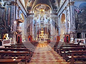 Santa Maria de Nazareth or Chiesa degli Scalzi church in Venice