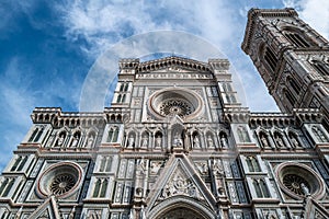 The Santa Maria del Fiore cathedral in Florence