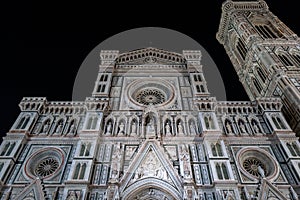 The Santa Maria del Fiore cathedral in Florence