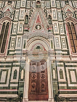 Santa Maria del Fiore Cathedral, Florence Duomo entrance door