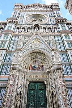 Santa Maria del Fiore cathedral in Florence, Italy