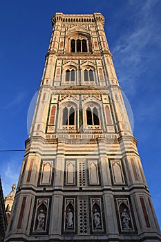 Santa Maria del Fiore church with Giotto tower, Florence, Italy