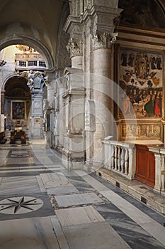 Santa Maria del Popolo church in Rome, Italy