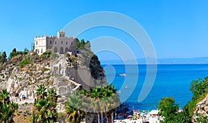 Santa Maria Dell`isola, Tropea, Italy photo