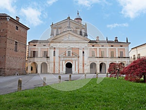 Santa Maria della Neve church in Gualtieri, Reggio Emilia, Italy photo