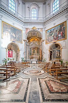 Santa Maria della Pace, baroque church near Piazza Navona, Rome.