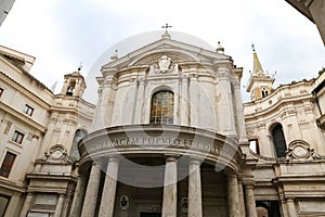 Santa Maria della Pace Church in Rome, Italy