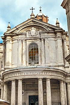 Santa Maria Della Pace Church Rome Italy