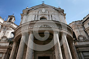 Santa Maria della Pace exterior in Rome