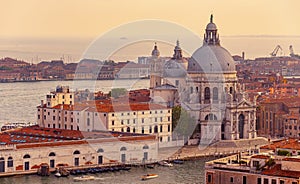 Santa Maria della Salute Basilica in Venice, Italy