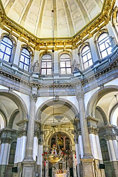 Santa Maria della Salute Church Basilica Dome Venice Italy