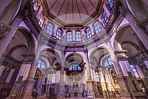 Santa Maria della Salute Church Basilica Dome Venice Italy