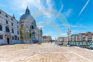 Santa Maria della Salute famous church, Venice, Veneto, Italy