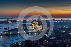 Santa Maria della Salute at Sunset