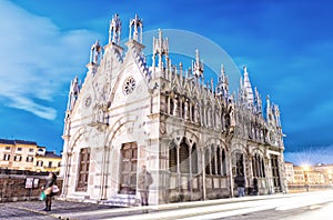 The Santa Maria della Spina, a gothic church in Pisa photo