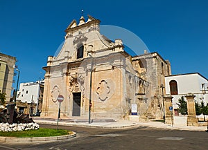 Santa Maria delle Grazie church. Galatina, Apulia, Italy.
